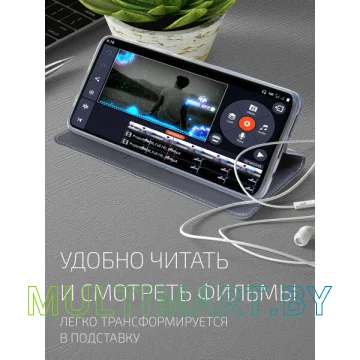 Чехол для телефона Akami Book case series для ZTE Blade A31 NFC (28240) (черный) картинка 6